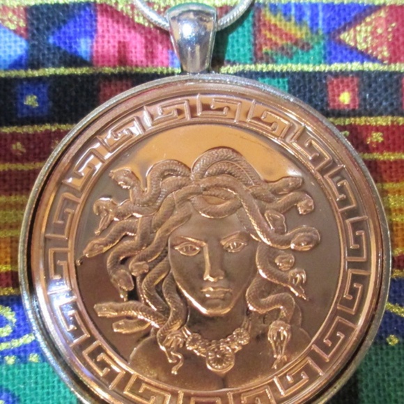 Medusa Sterling Silver 24 inch Chain Necklace - Picture 2 of 8